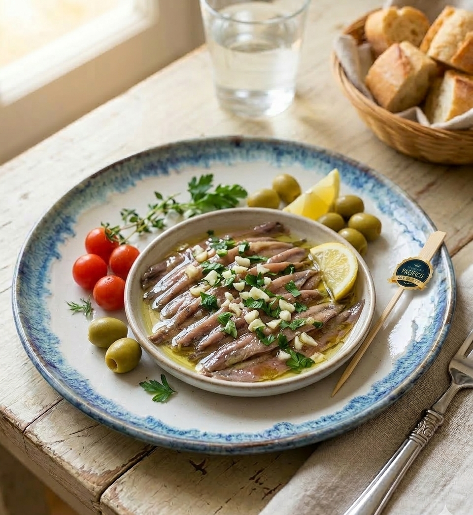 Anchoas marinadas